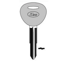 KABA ILCO CORP  HY13-P NP A09  AJ01610012              Vehicle Key Blank, Plastic Head, Brass, Nickel Plated, 9 Price Group, For Hyundai