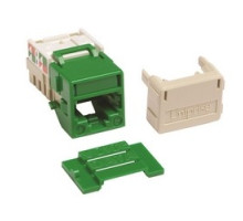 COMMSCOPE UNIPRISE SOLUTIONS  760149963  UNJ10GT-GR              Category 6A Jack, Ultra 10 UNJ10G, U/UTP, Information Outlet, Green