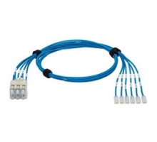 PANDUIT  QPPSDBRS03               QN PatchHarness Cat6 6PK BU 3ft EA