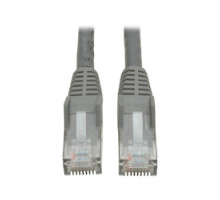 TRIPP LITE N201-001-GY        Cat6 Gigabit Snagless Molded Patch Cable RJ45 M/M - Gray, 1-ft.