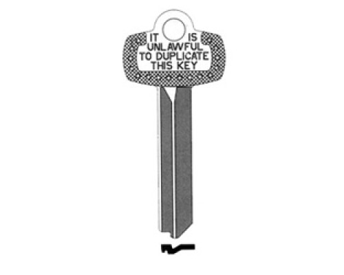 KABA ILCO CORP  1A1G1 NS A30  IAR63826183              Key Blank, Look-Alike, G Keyway, Natural Nickel Silver, 5 Price Group, For Best/Falcon