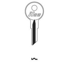 KABA ILCO CORP  1098M NP A02  AL2830214B              Vehicle Key Blank, Brass, Nickel Plated, 2 Price Group, For Briggs and Stratton/Strattec, Diamond Reo, Freightliner, Mack, Misc Switch