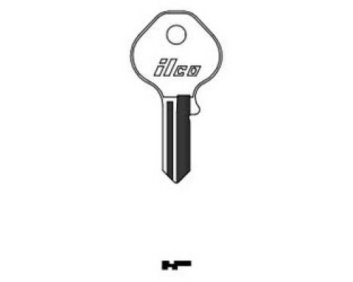 KABA ILCO CORP  M13-BR BR A34  IAE00002280              Cylinder Lock Key Blank, Natural Brass, 34 Price Group, For Master