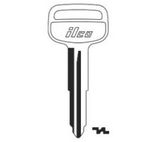 KABA ILCO CORP  TR53 NP A04  AF01475002              Vehicle Key Blank, Brass, Nickel Plated, 3 Price Group, For Toyota