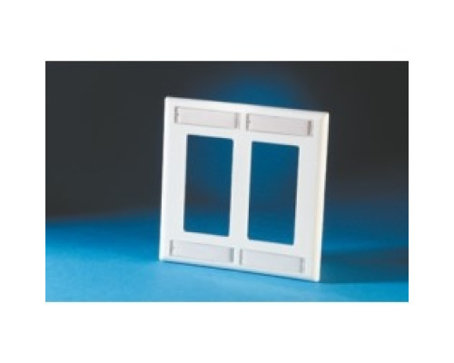 ORTRONICS 40300271        STYLISTICS GFI COVER PLATE DUAL GANG , FOG WHITE