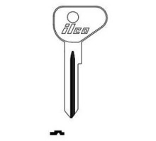 KABA ILCO CORP  VW71 NP A04  V81W              Vehicle Key Blank, Brass, Nickel Plated, 4 Price Group, For Volkswagen