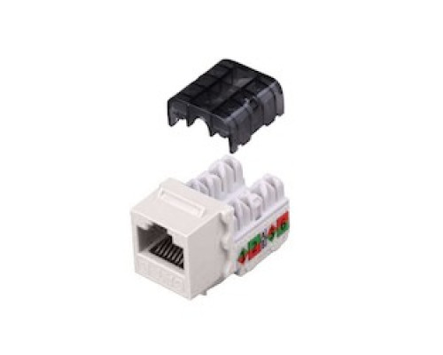VANCO  820426               Category 6 90 Degree Keystone Inserts- 8 Conductor and White