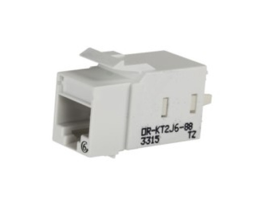 ORTRONICS  KT2J625-88               Keystone Cat6 Jack White, 25 Pack