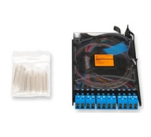 CORNING  EDGE-CS12-AE-P00RE               EDGE Splice Cassette, 12 F, LC Duplex, Single-mode UPC, Single-fiber