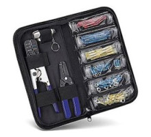 THOMAS & BETTS STAPOUCH-HS        Heat Shrink Terminal Kit With Tools, Wire Stripper, And Heat Torch. Includes 20 2RAS18X, 20 2RBS14X, 15 2RCS10X, 20 RBS14-10X, 20 RBS14-8X, 15 RCS10-14X.