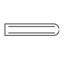 KABA ILCO CORP  6800-00-2007               Cylinder Lock Interchangeable Core Cover, Spring, 7-Pin, For Sargent 8900/6800 Series Small Format IC