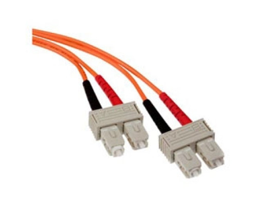LEVITON  62DSC-M03               Fiber Patch Cord, 62.5/125um Multimode, Duplex, SC to SC, 3 Meters