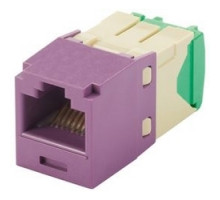 PANDUIT  CJT688TGVL               Module Cat6 28/30AWG 8P/8W Unvi VL