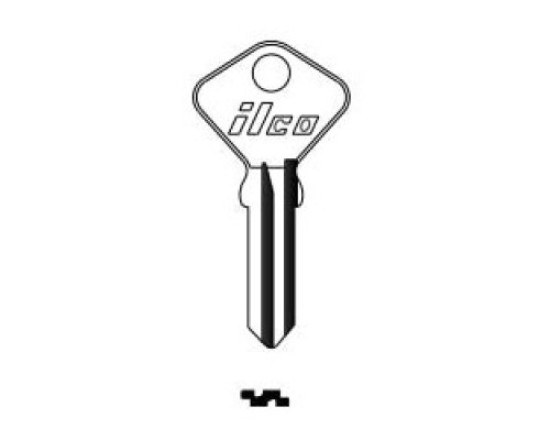 KABA ILCO CORP  F91C2 NP A13               Vehicle Key Blank, Natural Brass, 13 Price Group, For Alfa Romeo, Autobianchi, Ferrari, Fiat, Lamborghini, Maserati