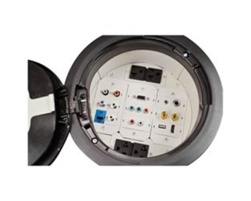 ORTRONICS  63700069               TracJack Module, 3.5 mm stereo jack, F/F, 180-degree exit, Fog White