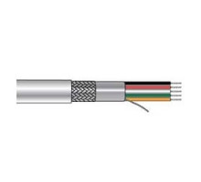 ALPHA WIRE  3468C SL001               Communication-Control-Industrial-Cable, Communication-Control, 8 Conductor, 28 AWG, Foil Braid, 300 V, PVC Jacket, SR-PVC Insulation, 0.212 Jacket Diameter, 0.035 Jacket Thickness, 7/36 Stranding