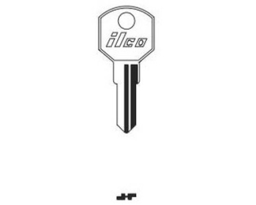 KABA ILCO CORP  1620 NP A08  AA00019210              Vehicle Key Blank, Brass, Nickel Plated, 8 Price Group, For Tool Box