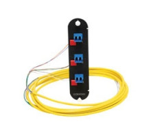 CORNING CCH-CP06-A9-P03RH        Closet Connector Housing CCH Panel, pigtailed, LC connectors, Duplex, UPC, 6 fiber, Single-mode OS2