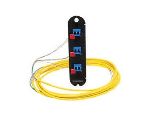 CORNING CCH-CP06-A9-P03RH        Closet Connector Housing CCH Panel, pigtailed, LC connectors, Duplex, UPC, 6 fiber, Single-mode OS2