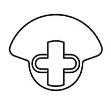 KABA ILCO CORP  863R-00-10               Door Lock Cylinder Cam, Lori Deadbolt, For Mortise Cylinder