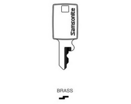 KABA ILCO CORP  170S NP A13  AA26822002              Key Blank, Brass, Nickel Plated, 13 Price Group, For Samsonite