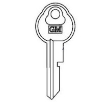 STRATTEC SECURITY CORPORATION  32319               Key Blank, 15 Groove, Single Bitted, For 01098LA General Motors 1936 to 1966 Year Model, 10 each per Pack
