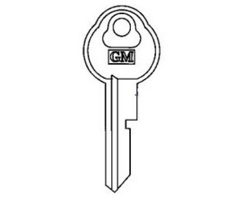 STRATTEC SECURITY CORPORATION  32319               Key Blank, 15 Groove, Single Bitted, For 01098LA General Motors 1936 to 1966 Year Model, 10 each per Pack