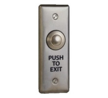 CAMDEN DOOR CONTROL  CM-9180PTE               Door Activation Device Push/Exit Switch, Vandalproof, Narrow Faceplate, DPDT, Momentary, 12/24 Volt DC, 1-3/4