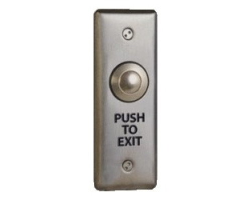 CAMDEN DOOR CONTROL  CM-9180PTE               Door Activation Device Push/Exit Switch, Vandalproof, Narrow Faceplate, DPDT, Momentary, 12/24 Volt DC, 1-3/4