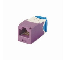 PANDUIT  CJ6X88TGVL               Mini-Com UTP RJ45 Cat 6A TG Jack Module Violet