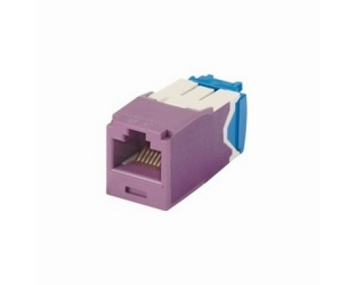 PANDUIT  CJ6X88TGVL               Mini-Com UTP RJ45 Cat 6A TG Jack Module Violet