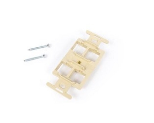 COMMSCOPE ENTERPRISE SOLUTIONS  106622277  M106FR4-246              M106 Flush Mounted Modular Mounting Frame, Four Port Ivory