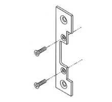 HES  FP:501-630  10200001              Electric Strike Faceplate, Square Corner, Flat, 4-7/8