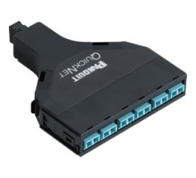 PANDUIT  FQSA-12-10B1               12-fiber OM4+ QN SFQ Cassette Ultra IL, Duplex LC To MTP Method B End 1