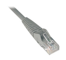 TRIPP LITE N201-020-GY        Cat6 Gigabit Snagless Molded Patch Cable RJ45 M/M - Gray, 20-ft.