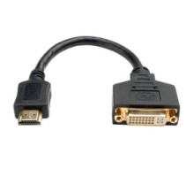 TRIPP LITE P132-08N        HDMI to DVI Cable Adapter HDMI-M to DVI-D F 20.32 cm