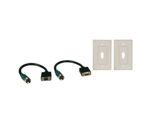 TRIPP LITE  EZA-VGAF-2  EZA-VGAF-2              Easy Pull Type-A Kit w/ HD15F/F & 2 Wallplates
