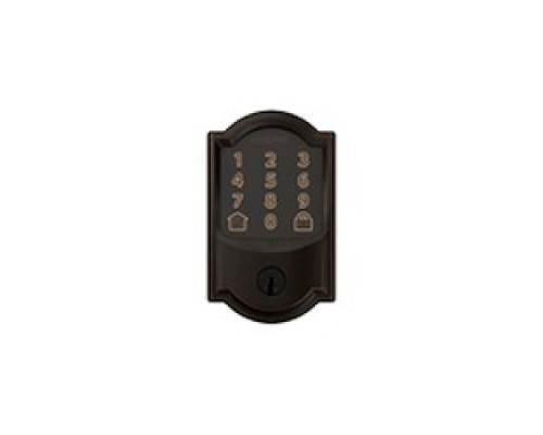 SCHLAGE ALLEGION BRAND  BE489WBC CAM 716        BE489WBC CAM 716    ENCODE SMART WIFI DEADBOLT CAMELOT AGED BRONZE