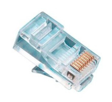 PLATINUM TOOLS INC 106150        RJ45 8P8C ROUND-SOLID,  3 PRONG 500/BAG