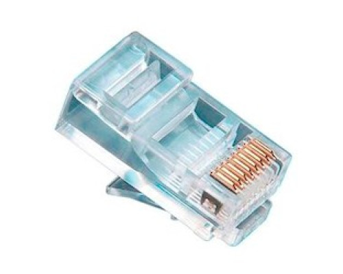 PLATINUM TOOLS INC 106150        RJ45 8P8C ROUND-SOLID,  3 PRONG 500/BAG
