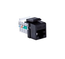 LEVITON  5EHOM-RE5               HOME 5e Snap-In Jack, T568A Wiring, Black