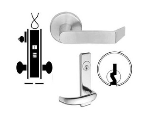 SCHLAGE ALLEGION BRAND  L9092PEU 06L 626 C 12/24VDC        Door Mortise Lock, Keyed, Electrically Unlocking, C Keyway, 12/24 Volt DC, 2-1/2