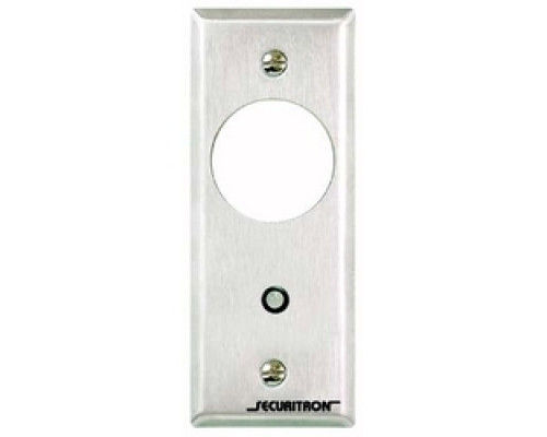 SECURITRON MAGNALOCK CORP  MKN               Mortise Keyswitch, Momentary, Narrow Stile, SPDT, 12/24 Volt DC, With Anti-Tamper Screw
