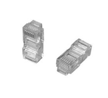 COMMSCOPE ENTERPRISE SOLUTIONS  6-555176-3  MP-66U-LF-1              Modular Plug 6P/6C For 26/24, AWG Solid Wire Long Body Plug, 6-555176-3 100/Pack