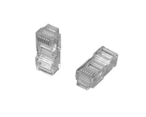 COMMSCOPE ENTERPRISE SOLUTIONS  6-555176-3  MP-66U-LF-1              Modular Plug 6P/6C For 26/24, AWG Solid Wire Long Body Plug, 6-555176-3 100/Pack