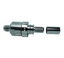 TIMES MICROWAVE EZ-240-SF-X 3190-8008       SMA-FEMALE JACK CRIMP  CONNECTOR NON-SOLDER PIN NO BRAID TRIM