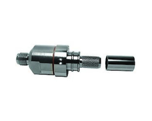 TIMES MICROWAVE EZ-240-SF-X 3190-8008       SMA-FEMALE JACK CRIMP  CONNECTOR NON-SOLDER PIN NO BRAID TRIM