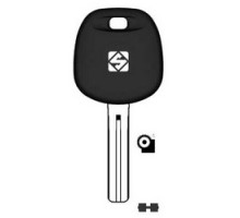 KABA ILCO CORP  TOY48-GTS NS A76  AJ00001563              Vehicle Key Shell, Look-Alike, Brass, Nickel Plated For Lexus