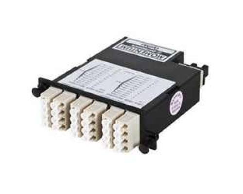 ORTRONICS M4LCQ24-62        Cassette, M4, LC Quad, 1U, 62.5/125, 24F, 2MPO M