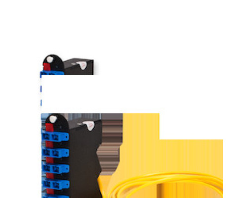CORNING CCH-RM12-6T-P03RH        Closet Connector Housing CCH Module, pigtailed, ST compatible ConnectorsSimplex, UPC, 12 F, Single-mode OS2